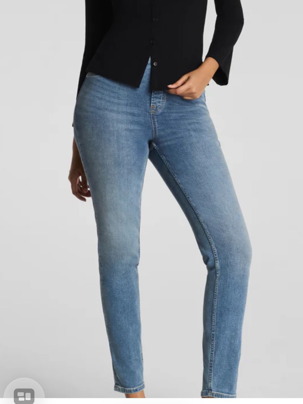 NWT SPANX SPANXshape® EveryWear Pull-On Ankle Skinny Jeans High Rise XL 16 Tall